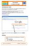 Instructieblad. 3.1 Zoeken met Google