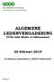 ALGEMENE LEDENVERGADERING PVGE Aalst-Waalre & Valkenswaard