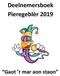 Deelnemersboek Pieregeblèr 2019