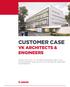 CUSTOMER CASE VK ARCHITECTS & ENGINEERS