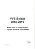 WE Beleid educatie gemeente Valkenswaard. Notitie voor- en vroegschoolse. Inhoudsopgave. Suzan Smolders Karin Sesink november 2017