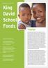 Wat is het King David Schoolfonds? Wat doen we met uw bijdragen? Financieel jaaroverzicht 2016