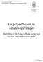 Encyclopedie van de Japanologie: Paper