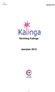 Jaarplan Stichting Kalinga