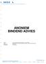 ANONIEM BINDEND ADVIES