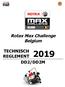 Rotax Max Challenge Belgium TECHNISCH REGLEMENT 2019 DD2/DD2M