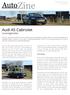 Audi A5 Cabriolet. Levensgenieter. Uitrusting