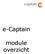 e-captain module overzicht