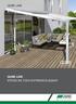 QUBE LINE. Erlebnis. Outdoor. Life. QUBE LINE STEVIG EN TOCH EXTREEM ELEGANT