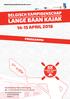 14-15 APRIL de editie BELGISCH KAMPIOENSCHAP LANGE BAAN KAJAK PROGRAMMA. Harelbeekse Kano Vereniging