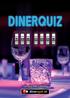 Spelregels DINERQUIZ THE CODE. Dinerquiz, dus met diner. Spelboekjes. Teams