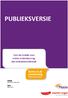 PUBLIEKSVERSIE. Quli als middel voor online ondersteuning: een evaluatieonderzoek. Auteur(s) Miranda van Berlo MSc.