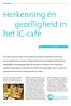 Herkenning én gezelligheid in het IC-café