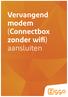 Vervangend modem (Connectbox zonder wifi) aansluiten