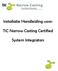 Installatie Handleiding voor: TiC Narrow Casting Certified. System Integrators