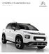 CITROËN C3 AIRCROSS SUV PRIJSLIJST - OKTOBER 2019