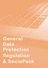 General Data Protection Regulation & SocioPack