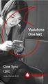 Vodafone One Net. One Sync QRG. Versie 2.3m (juni 2019) C2 General