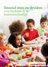 Gezond eten en drinken voor kinderen in de basisschoolleeftijd