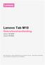 Lenovo Tab M10 Gebruikershandleiding