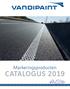 Markeringsproducten CATALOGUS 2019