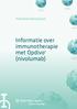 Patiëntenbrochure. Informatie over immunotherapie met Opdivo (nivolumab)