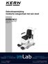 Gebruiksaanwijzing medische weegschaal met een stoel. KERN MCC Type MCC 250K100M Versie 3.0