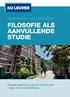 FILOSOFIE ALS AANVULLENDE STUDIE