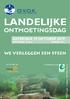 LANDELIJKE ONTMOETINGSDAG ZATERDAG 19 OKTOBER 2019 ONTHAAL