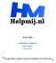 Excel tips. Handleiding van Helpmij.nl. Auteur: CorVerm