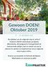 Gewoon DOEN! Oktober 2019