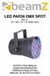 LED PAR36 DMX SPOT Ref. nr.: / RGB LED s
