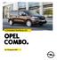 CONSUMENTENPRIJSLIJST OPEL COMBO.