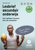 Lesbrief secundair onderwijs