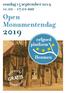 zondag 15 september uur Open Monumentendag GRATIS