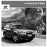 TECHNISCHE GEGEVENS SUBARU FORESTER