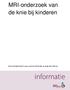 MRI-onderzoek van de knie bij kinderen