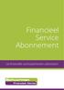 Financieel Service Abonnement