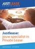 Justlease: jouw specialist in Private Lease