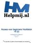 Access voor beginners Hoofdstuk 19 (2)