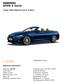 BMW 4 Serie Cabrio 420iA High Executive M Sport. Algemene informatie
