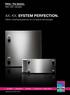 AX. KX. SYSTEM PERFECTION. Wand-/vloerkastsystemen en compacte behuizingen