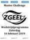 Master Challenge Wedstrijdprogramma Zaterdag 16 februari 2019