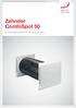 Decoratieve radiatoren Comfortabele ventilatie Verwarmings- en koelplafondsystemen Clean air solutions Zehnder ComfoSpot 50