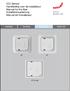 CO 2 Sensor Handleiding voor de installateur Manual for the fitter Installationsanleitung Manuel de l'installateur