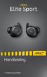 Jabra. Elite Sport. Handleiding