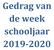 Gedrag van de week schooljaar