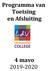 Programma van Toetsing en Afsluiting. 4 mavo