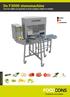 De F3000 stansmachine Voor het snijden van groenten en fruit in plakjes, blokjes en staafjes