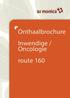 Onthaalbrochure Inwendige / Oncologie route 160